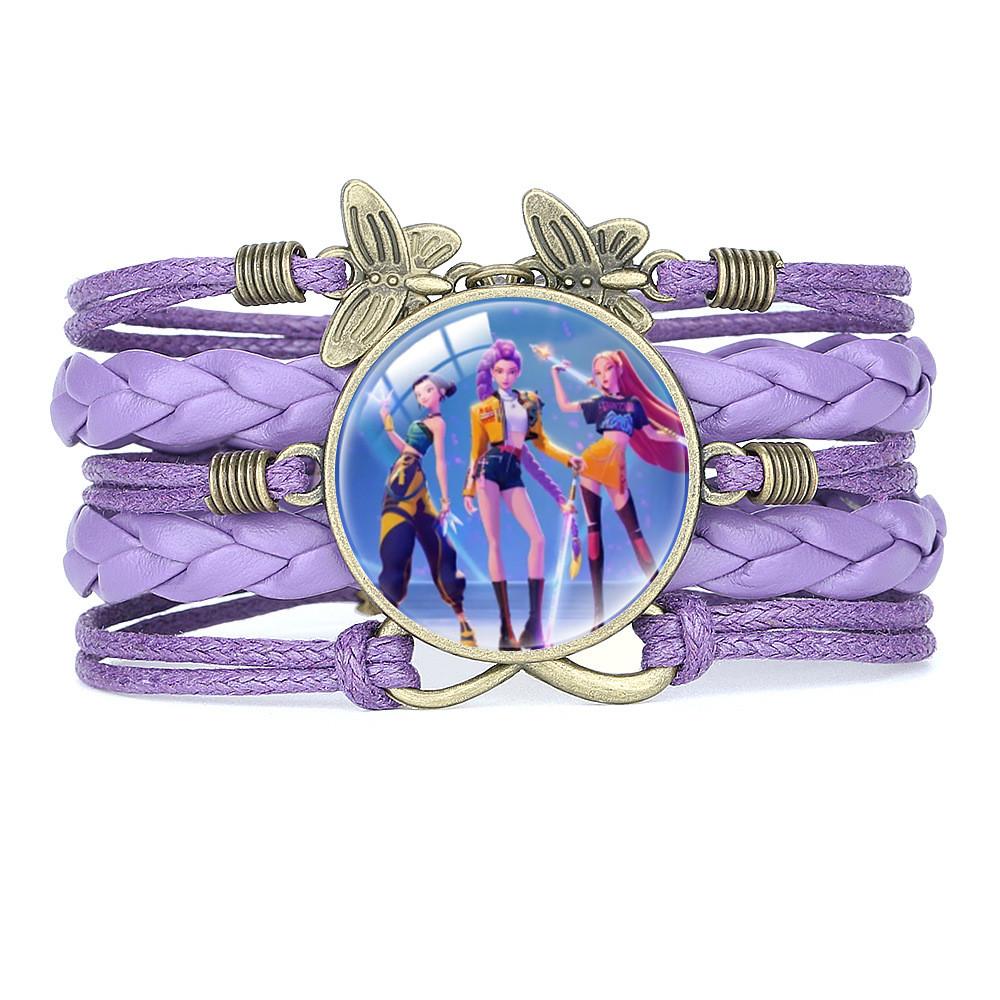 Butterfly Bracelet Rumi Zoey Mira Multi-layer Gem Bracelet Cartoon Pattern