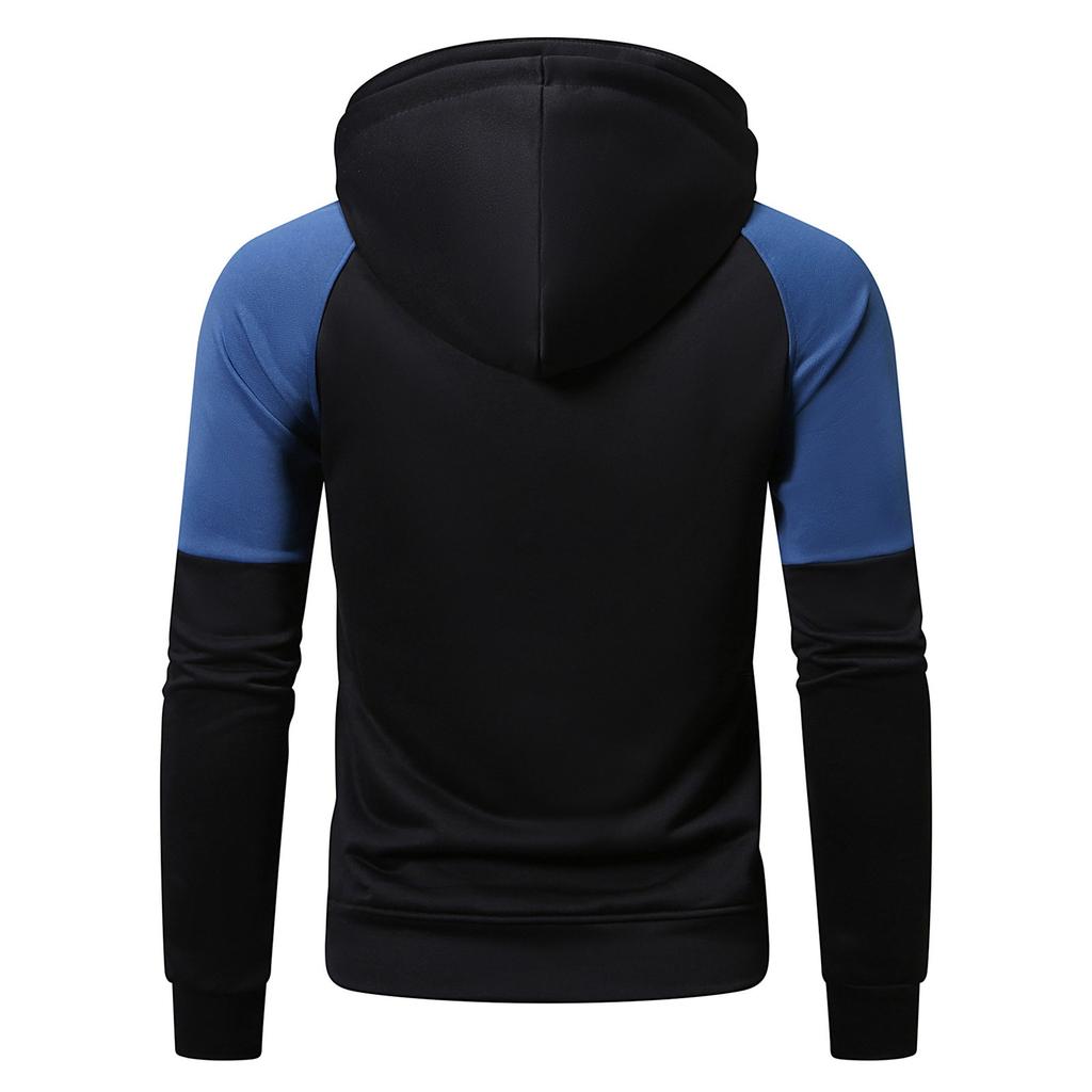 Mens Long Sleeve Hoodie Fashion Casual 3D Printed Hooded Pullover Sweatshirts