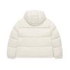 Covernat FW24 Hooded Short Sleeve Comfortable Simple Versatile Solid Color Windproof Cold Resistant Duck Down Zipper Warm Down Jacket CO2404DP03IV