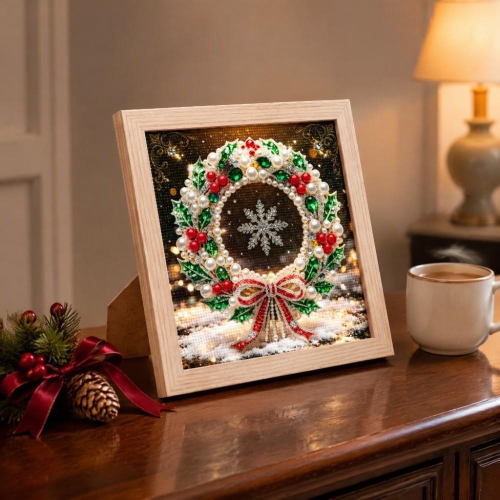 Delicate Christmas Painting Kit 2D Flat Christmas Ornament Porch Decoration