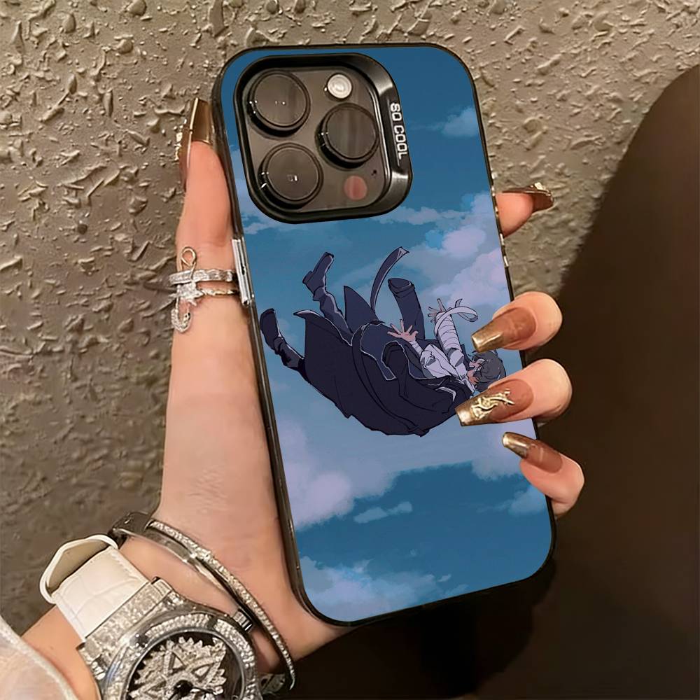 BSD D-Dazai Osamu   Phone Case For iPhone 17,16,15,14,13,12,11 Plus,Pro Max,XS,Colorful Silver Phone case Funda Cover