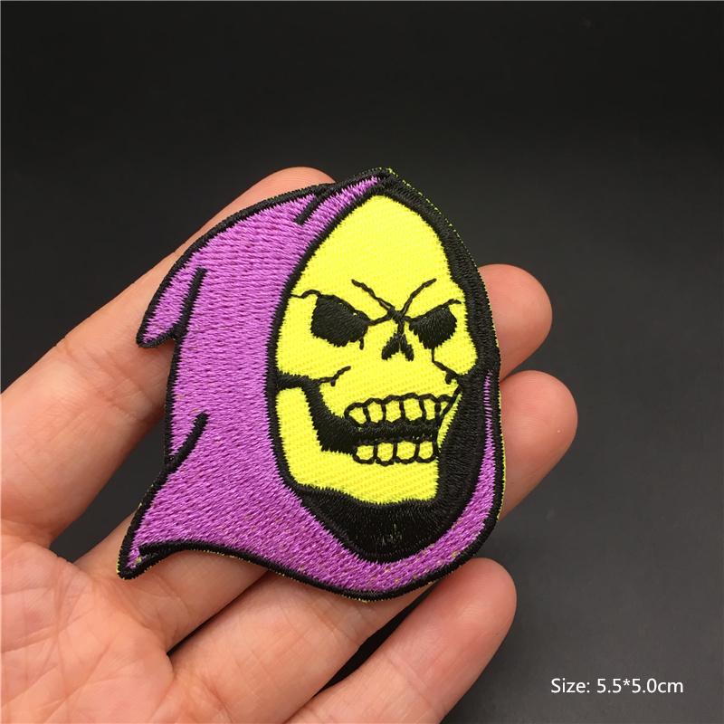 Iron On Sticker Embroidered Patches For Clothing Anime Clorhing Stickers Punk Sewing Iron-On Transfers For Clothing