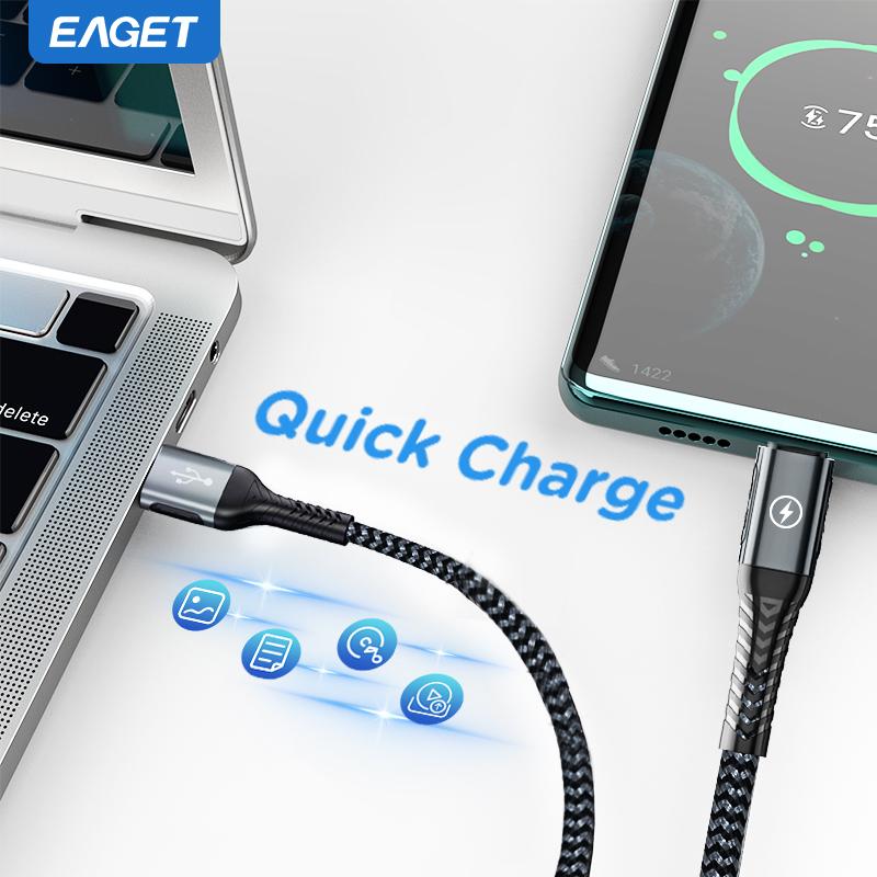 Schnelles Ladekabel 3,9 FT Typ C USB A auf USB C Ladekabel Kompatibel mit Galaxy S10 S9 S8 Plus Note 9 8, Switch und mehr