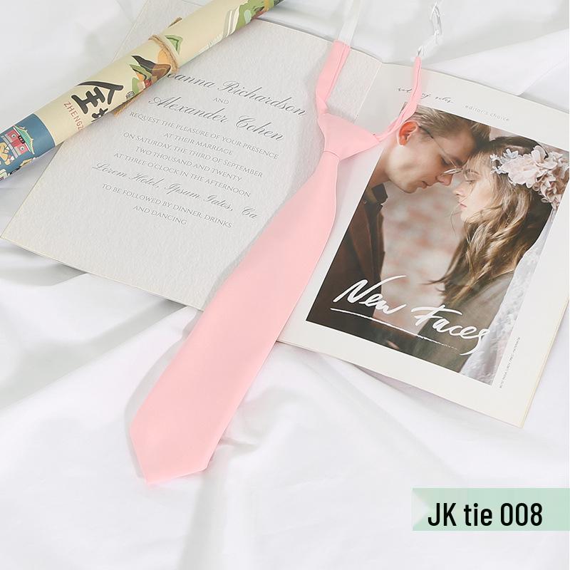 JKDK No-Tie Academy Style Fashion Tie for Female Students