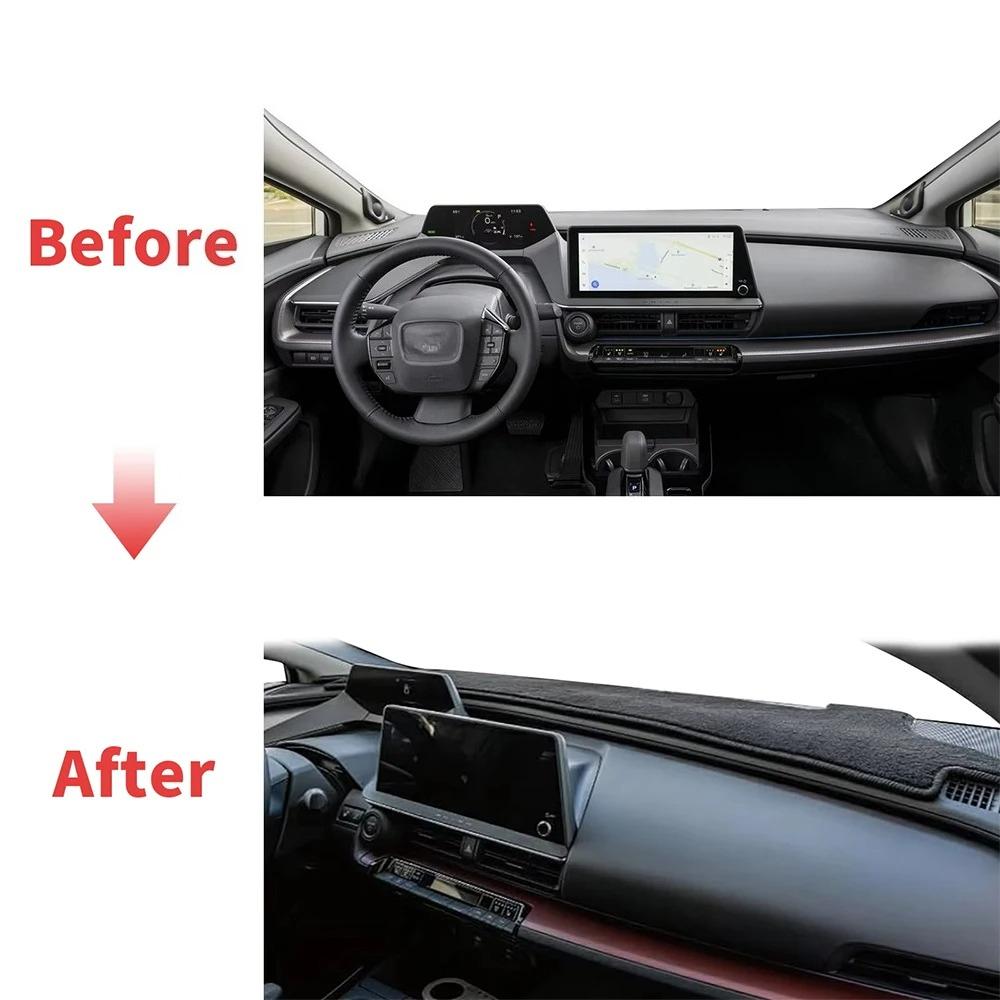 Dashboard Cover Pad for Toyota Prius 2022-2025 Sunshade Protector Anti-UV Dash Mat Non-Slip Interior Moulding