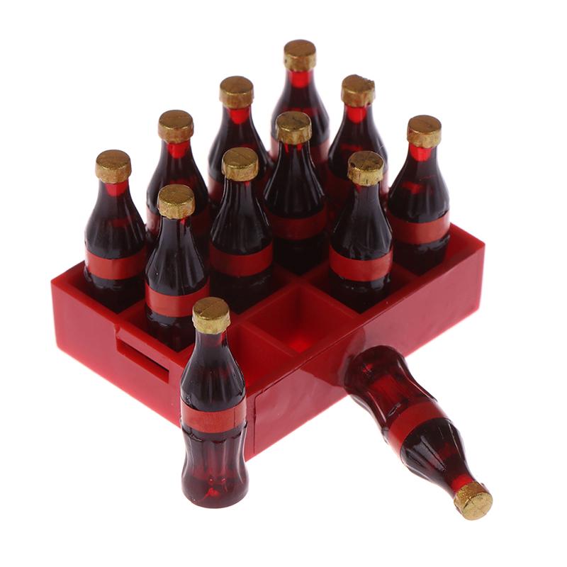 A Dozen Miniature Food Model Drink Dollhouse Miniature 1:12 Doll Accessories Toy