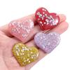 6Pcs Acrylic Heart Shape Diamond Art Magnetic Cover Holder DIY Diamond Embroidery Locator Diamond Art Accessories