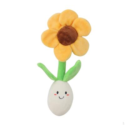Dog Squeaky Toy Sunflower Game Pet Supplies Mat Foraging Skills Sniff Plush Pets for