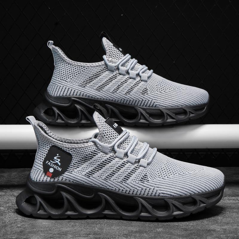 New Trendy Mesh Breathable Casual Men's Shoes Large Size Sneakers Coconut Light Running Shoes Men's