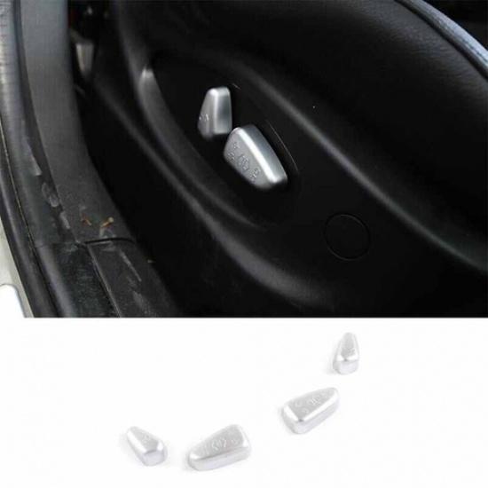 Seat Adjust Handle Button Matte Silver Fit For BMW X3 E83 Switch Trim 2006-2010