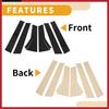 6Pcs Door Pillar Window Trim for Honda Fit 13-19