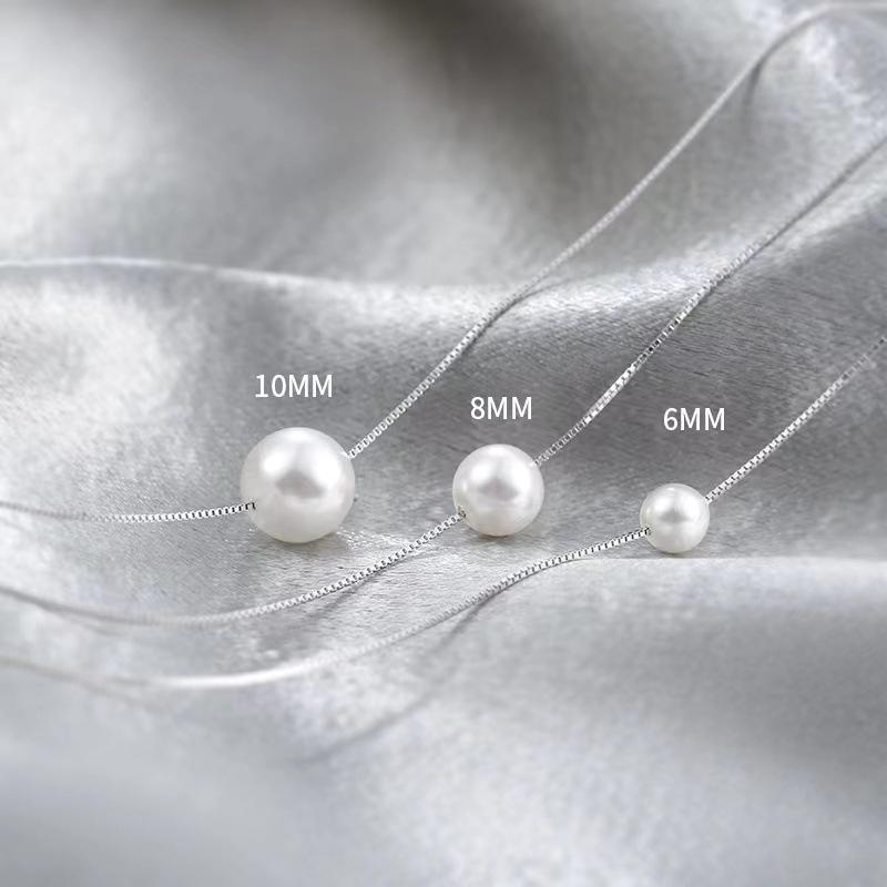 Elegant Retro Baroque Pearl Clavicle Necklace for Women