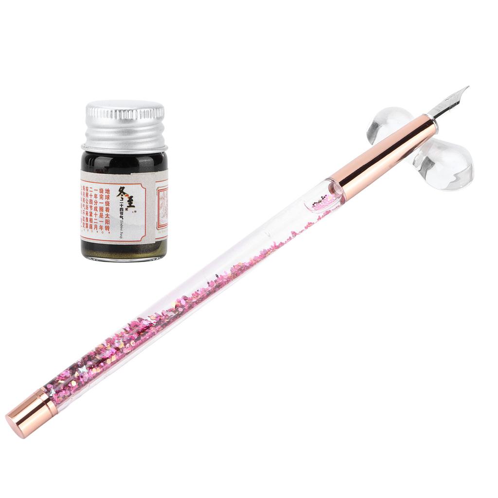 Glass Dip Pen Durable Beautiful Decorative Attractive Comfortable Ink Writing Portable Calligraphy