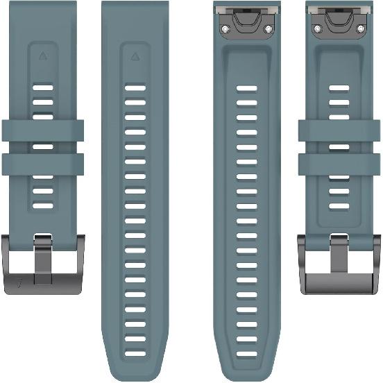 REYDA Silicone Band Compatible with Garmin Fenix 8 47mm/E 47mm, 22mm Quick Fit Watch Band Soft Breathable Silicone Bracelet Sport Wristband