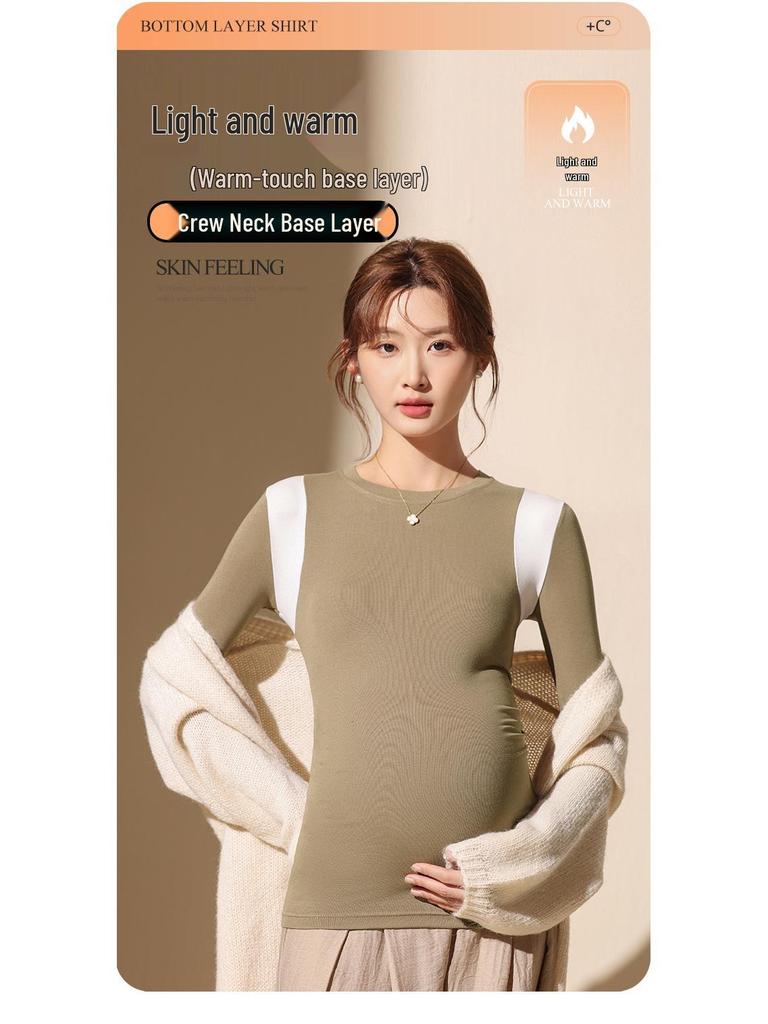 Maternity Modal Long Sleeve Base Layer Top