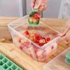 Ice Trays for Freezer with Lid & Bin, Ice Cube Tray Making 68 Pcs Ice Cubes, Easy Press To Release Ice