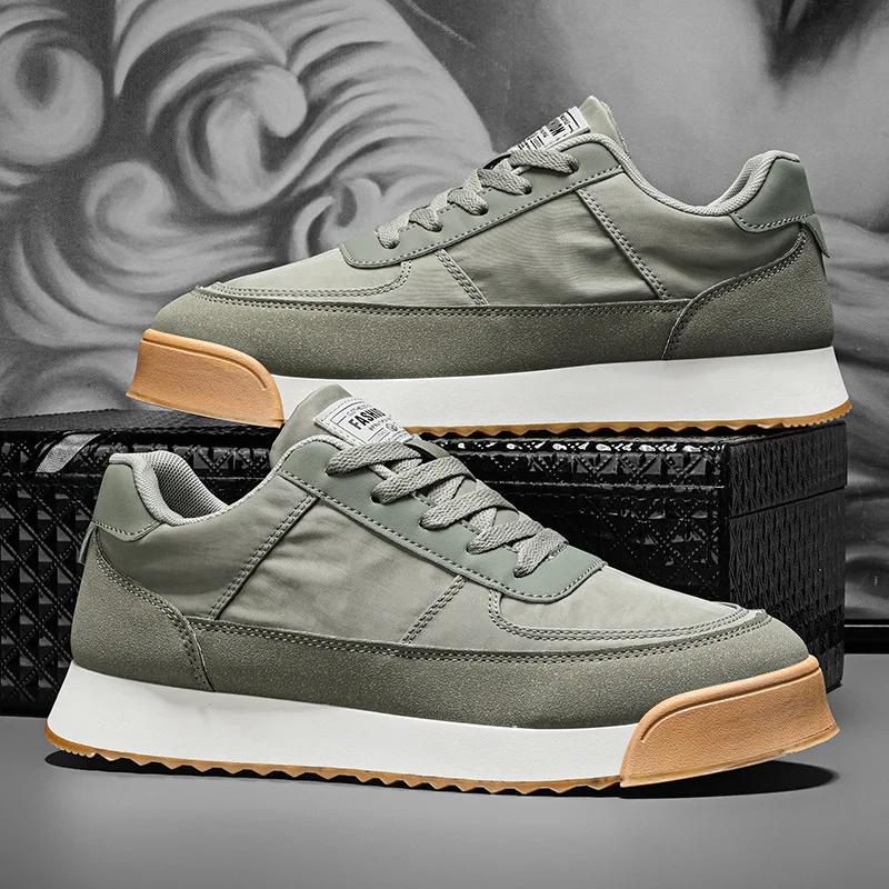 Fashion 2025 Summer Breathable Casual Shoes Men Harajuku Style Sneaker Fashion Yellow Men's Sneakers  Platform Walking Sports Shoes Men