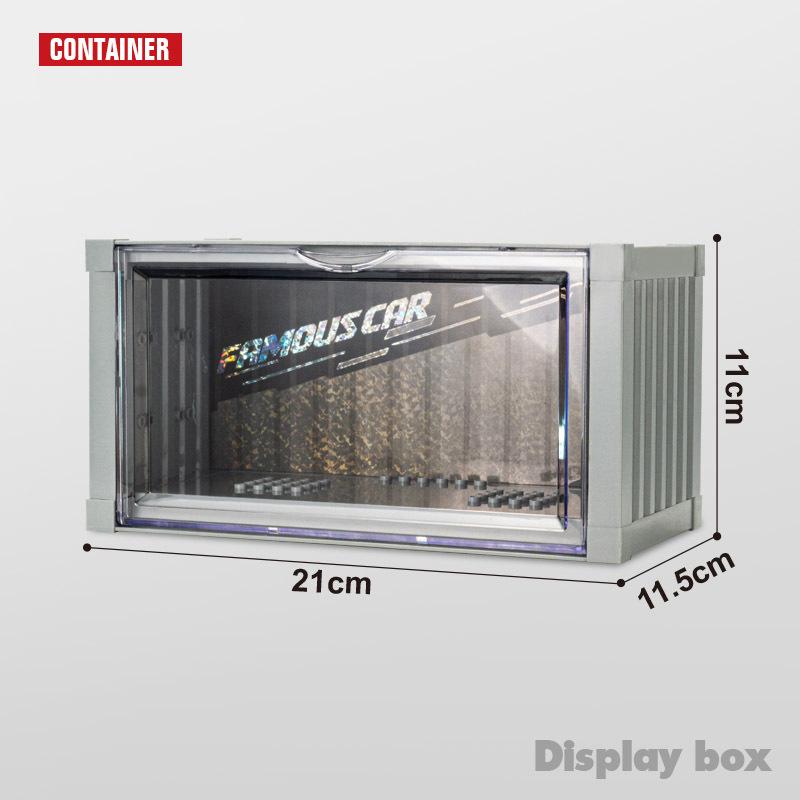 Caixa de Exibição Carro Veloz Recipiente Caixa de Armazenamento Modelo Caixa à Prova de Poeira Moc Diy Blocos de Construção Para 76914 76906 76900 BaseplateBrinquedos