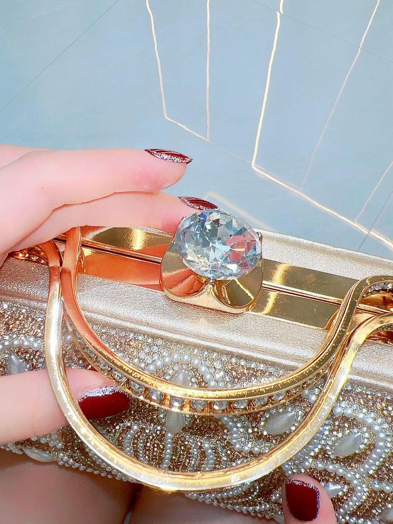 Glamouröse Strass-Abendhandtasche - Damen vielseitige Schulter- & Umhängetasche für Partys und Veranstaltungen