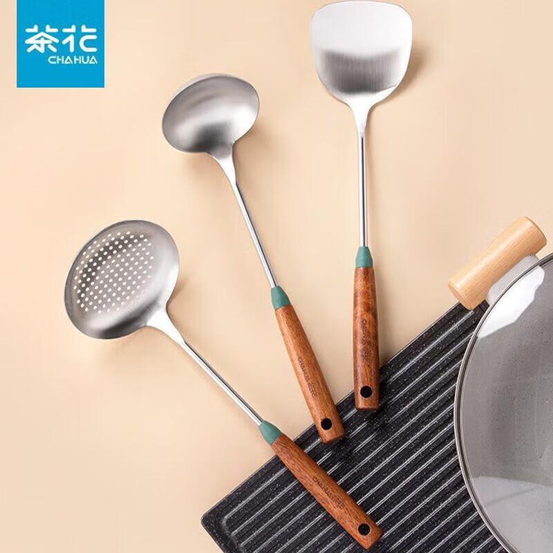 304 Stainless Steel Cooking Spatula with Wood Handle