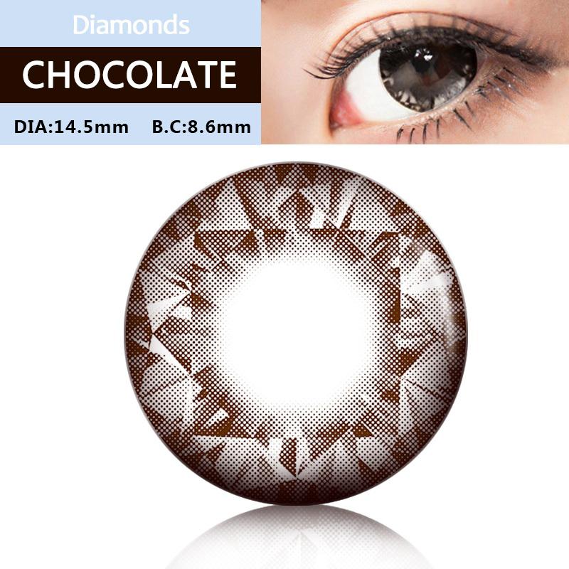 Lenti a contatto colorate JewelLens 2 pezzi Serie Diamond