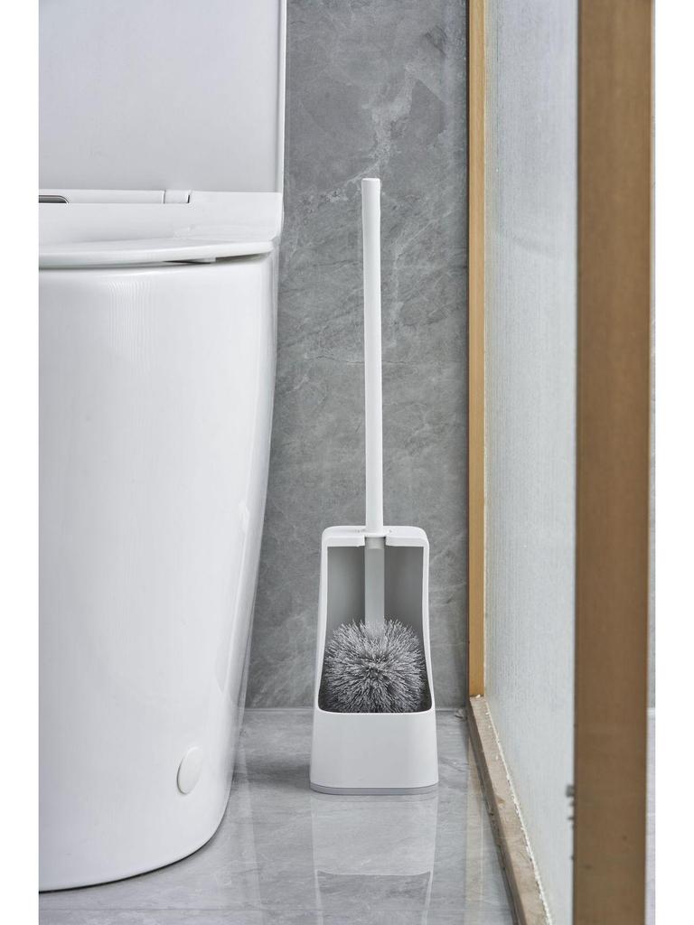 Japanese Style Long Handle Toilet Brush Set for Seamless Cleaning