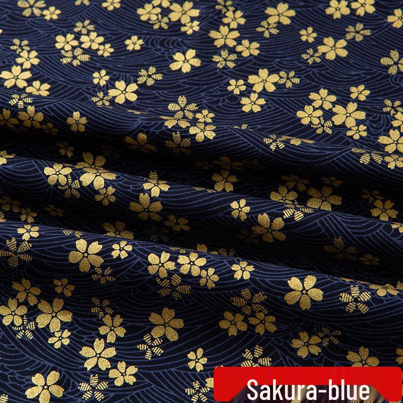 Baumwollstoff mit japanischem Glückskatzen-Druck für Cheongsam- und Hanfu-Kleidung