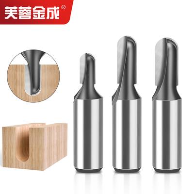 1/2 Shank 12 Shank Deep Round Bottom Cutter, Woodworking Milling Cutter Slotting Cutter Trimming Machine Tool Head Engraving Machine Bakelite Cutter