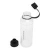 1000ml Water Bottle Large Capacity Wide Handle Integrated Lid Dual Mouth Leakage Resistant Sports Outdoor Cup Black