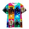 Cartoon Animation Surveillance Man Toilet Man TV Man Funny Cartoon Series 3D Printing Casual Loose Children's Clothing T-Shirt