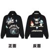 Mens Oversized Hooded Sweatshirt With Fleece Lining Streetwear Cotton Pullover Winter Casual Wear