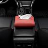 Porta Fazzoletti per Auto, Copertura Scatola Fazzoletti in Pelle PU per Sedile Posteriore Auto, Perfetto per l'Organizzazione e gli Usi Quotidiani