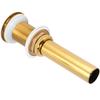 Bathroom Sink Drain Anti Clog Basin Brass Bounce Draining Stopper Bathroom AccessoryWithout Hole