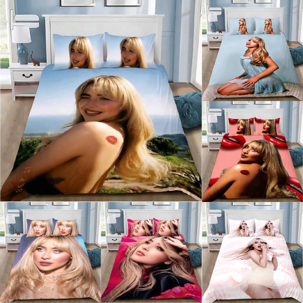 Duvet Carpenter Sabrina Cover Pillowcase Bedding Set Boy Girl Bedroom Decoration