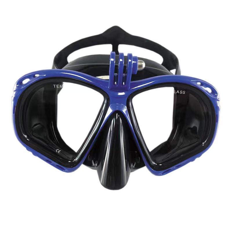 Scuba Diving Mask with GoPro Mount - Diving Goggles Set for Xiaoyi Camera One Size