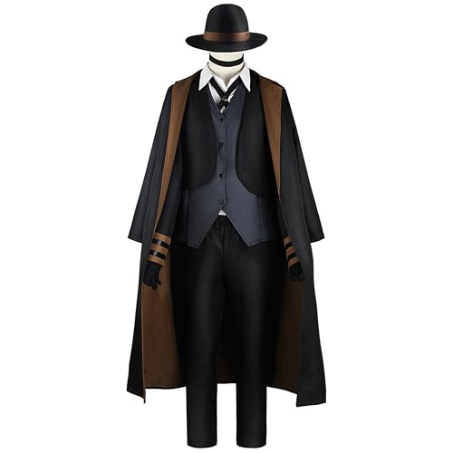 [Hosaku Co., Ltd.] Writer, Anime, Manga, Armed Detective Agency, Detective Dazai Osamu Nakahara, Unisex Cosplay Costume, Everyday Wear, Cosplay, Event