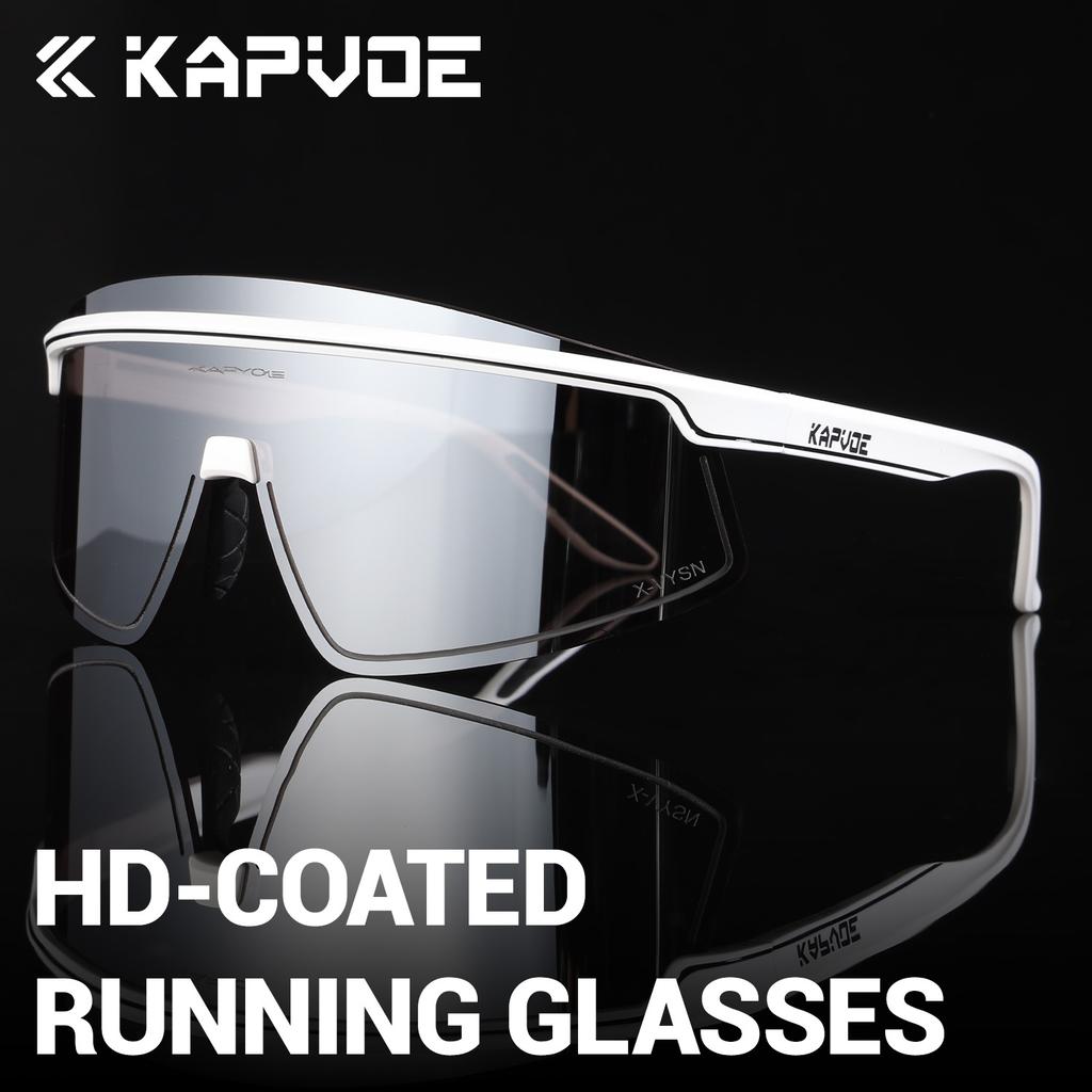 Kapvoe Sports Sunglasses Road Bike Mountain Bicycle Cycl Glasses Riding Goggle Sports Eyewear for Man Women Cycling Glasses