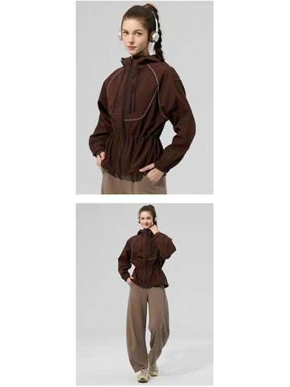 Windproof Hooded Water-Repellent Durable Outdoor Sports Jacket