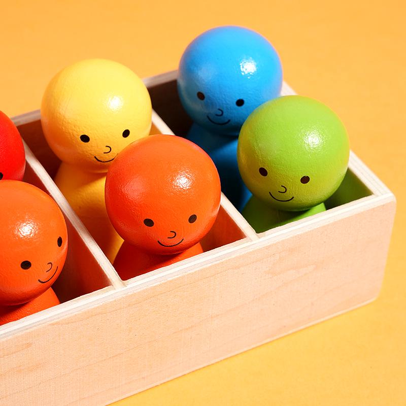 Montessori Early Education Toy for Color Recognition and Cognitive Training, Ages 3-6.