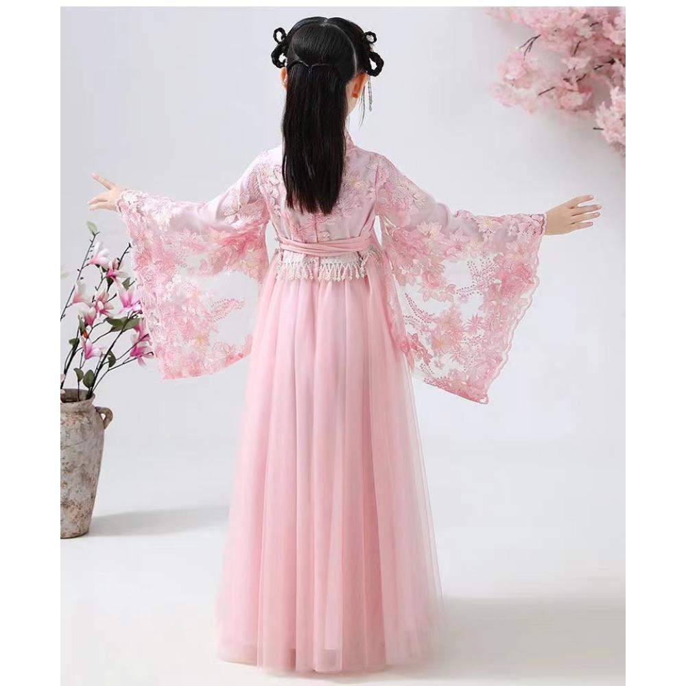Chinese Hanfu Dress Children Clothing Fairy Cosplay Costumes Kids Clothes Party Dance Wear Stage Girl Dress Princess Vintage