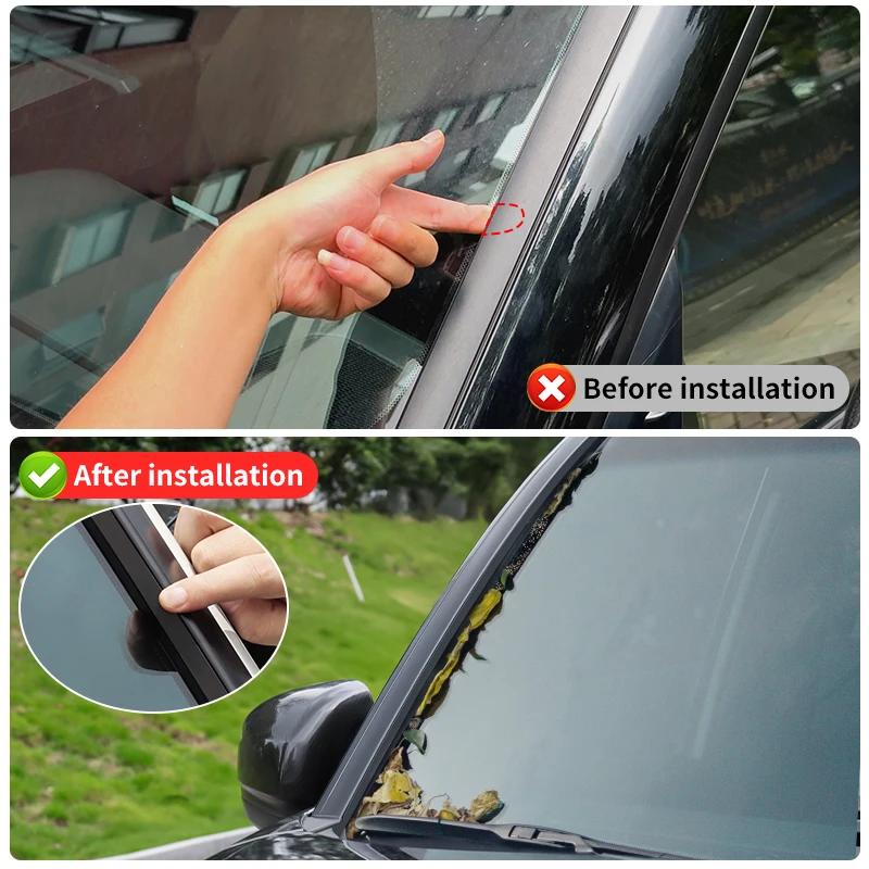 Front windshield sealing strip,For 2021-2026 Land Cruiser LC300,Lexus LX600 Sound insulation Dustproof Rubber strip Accessories