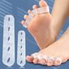 Five-hole Silicone Toe Splitter for Thumb Valgus Big Foot Bone Heavy Toe Pinch Relief Manicure Fixed Toe Pad