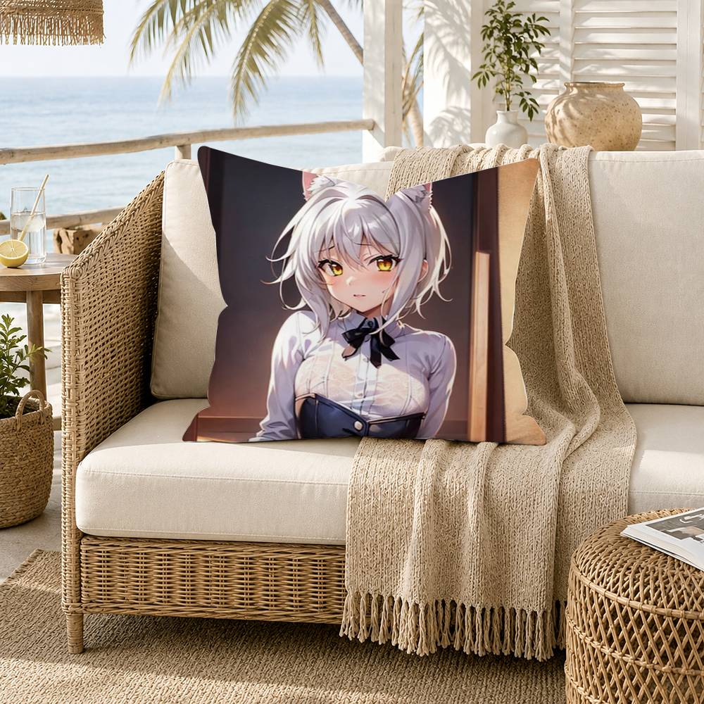 HHigh School DxD KKoneko Toujou Pillow Case for Sofa Living Room Home office Decor Protective Cover