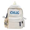 Schoolbag1011 Summer New Student Schoolbag Retro Trend Alphabet Backpack Go Out To Play Large Capacity Backpack Wholesale