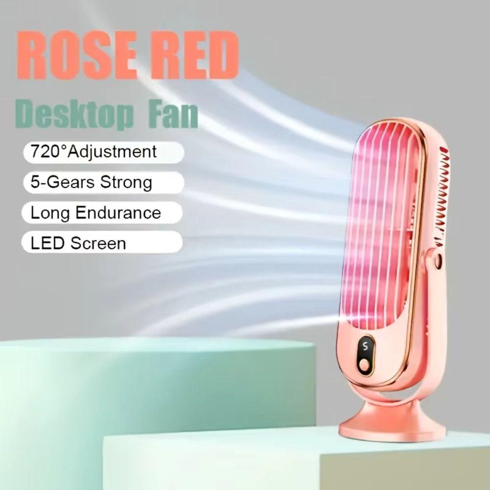 Mute Desktop Electric Fan USB Charging USB Quiet Cooling Fans Small USB Plug in Fan  Unisex