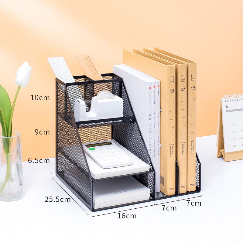 Metal Multi-layer File Holder & Desk Organizer Rack