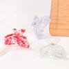 Hair Claw Hollow Butterfly Design Anti-slip Teeth Back Head Hair Clip Multiple Colors Available Versatile Hair Accessory