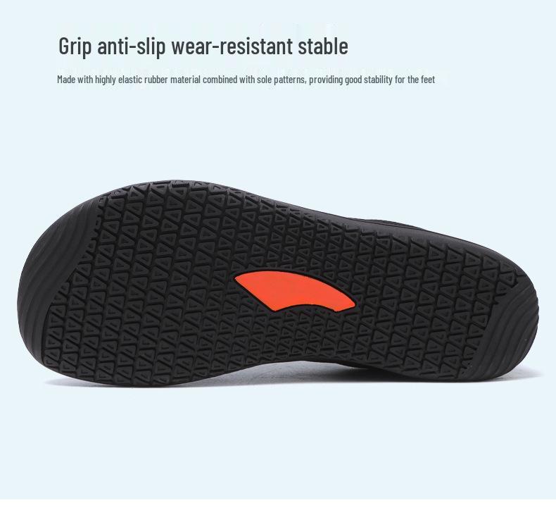 Men's Breathable Wide-Toe Barefoot Casual Shoes - Large Size, All-Season Walking Shoes