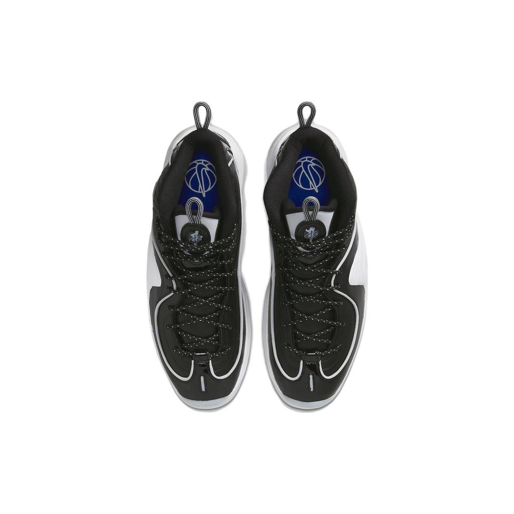 New Nike Air Penny 2 Black Patent Football Grey DV0817-001