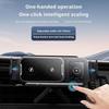 Stable Three Prong Hook Car Phone Holders Electric Rotation 15W Wireless Charging Metal Frame Designs for Road Trips